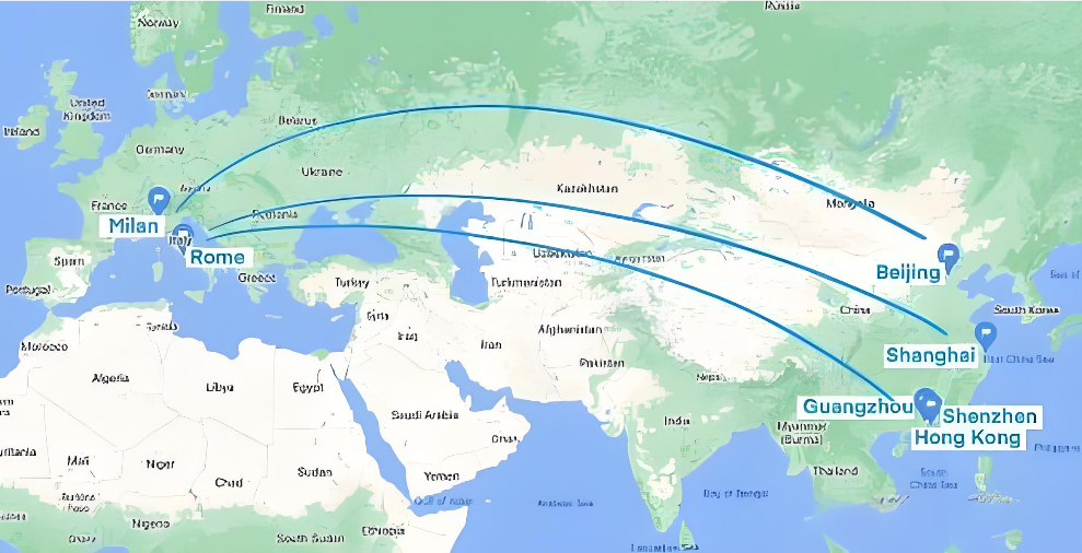 中东枢纽受限，亚欧直飞扩容