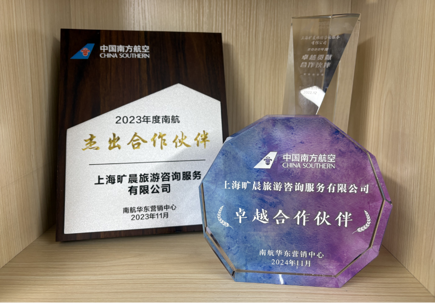 南航官方认证资质，专业企业差旅服务 | 连续四年斩获南航官方奖项